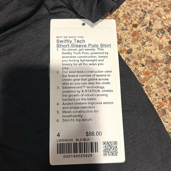 Lululemon Swiftly Tech short sleeve polo shirt - Picture 2 of 4
